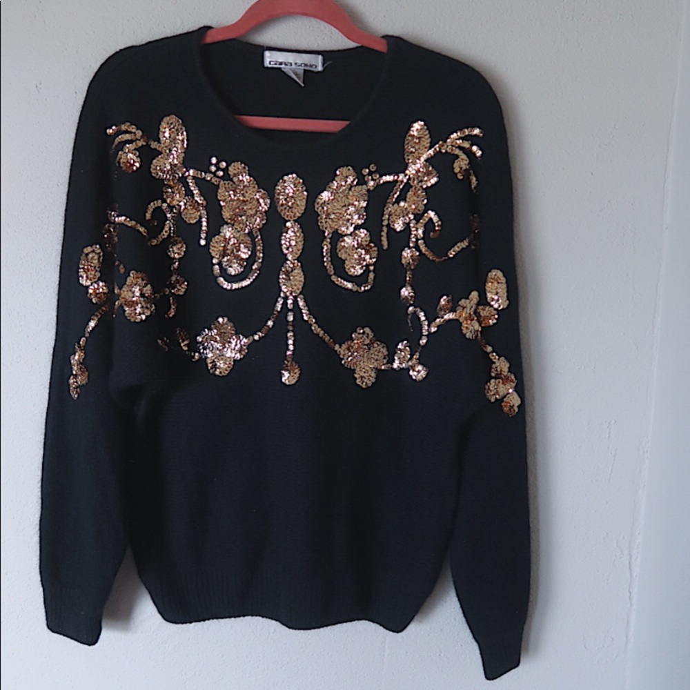 Sequin Sweater Bling